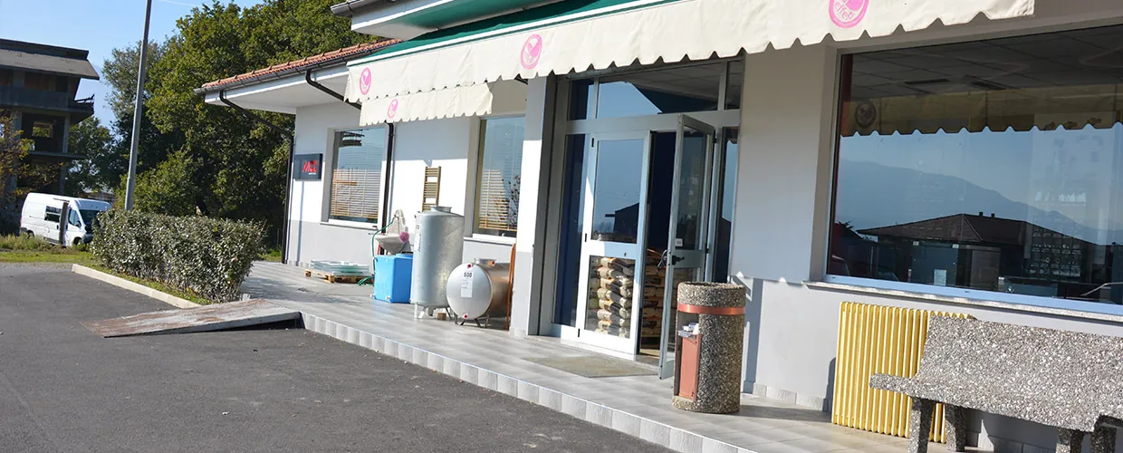Il banco del punto vendita